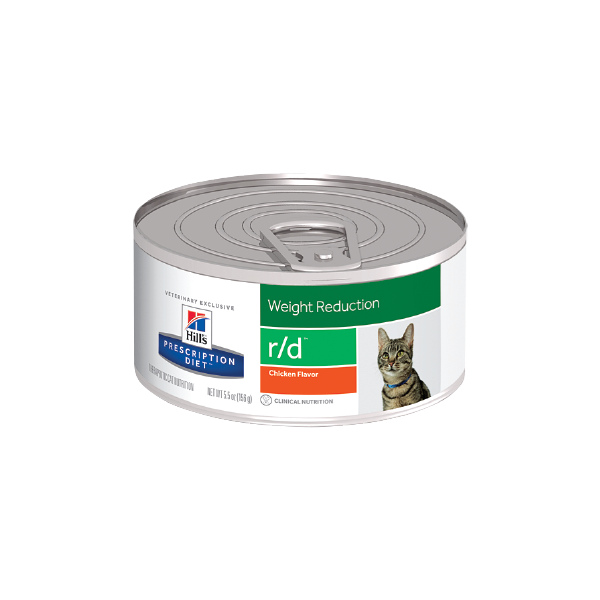 Hills Prescription Diet r/d Weight Reduction with Chicken flavor Lata
