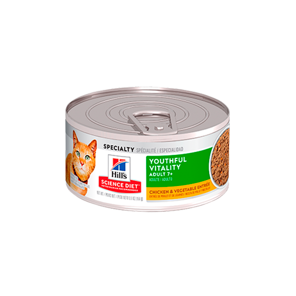 Hills Science Diet Adult 7+ Senior Chicken & Vegetable Entreé Lata