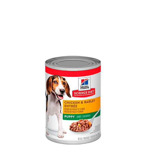 Hills Science Diet Puppy Chicken & Barley Entrée Lata