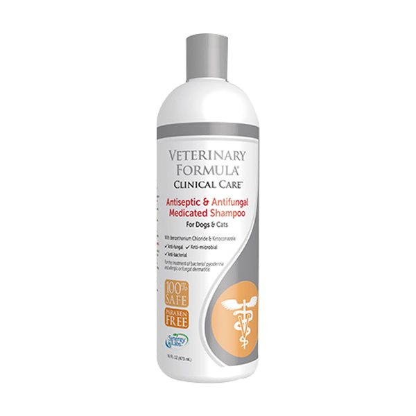 Shampoo Veterinary Fórmula Solutions Care Antiséptico y Antifúngico