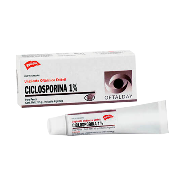 Ciclosporina 1% Oftalday Ungüento