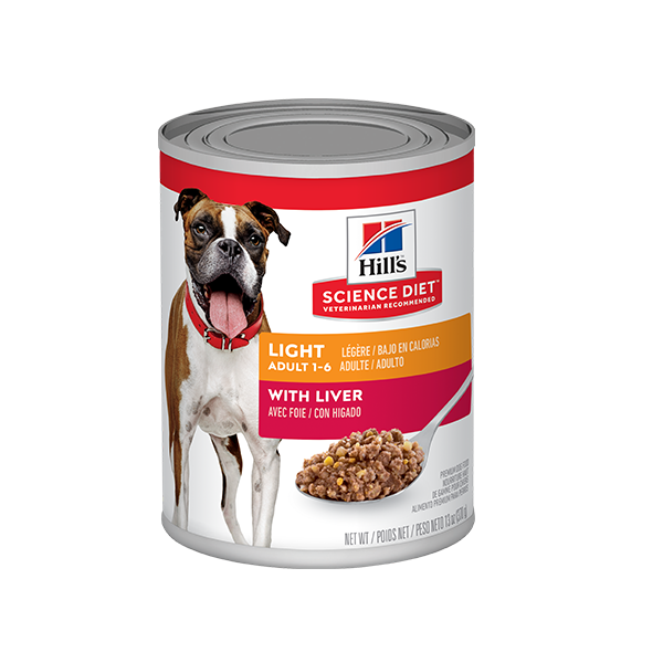 Hills Science Diet Adult Light With Liver Lata