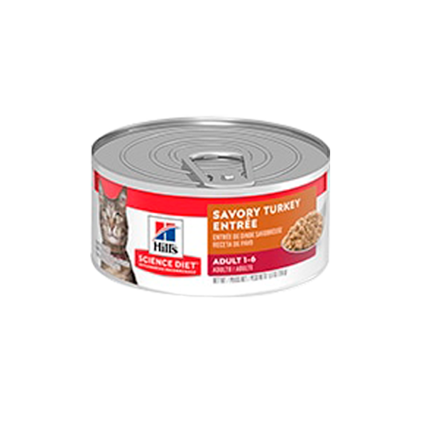 Hills Science Diet Adult  Turkey Entrée Lata