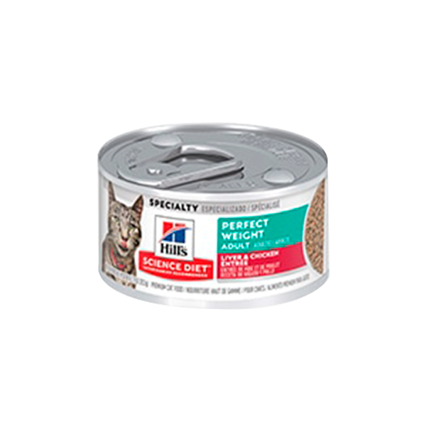 Hills Science Diet Perfect Weight Liver & Chicken Entrée Lata