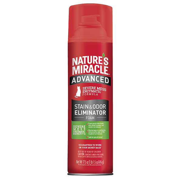 Nature miracle removedor manchas y olores gato aerosol