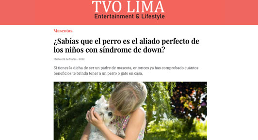 El perro es el aliado perfecto de los niños con síndrome de down